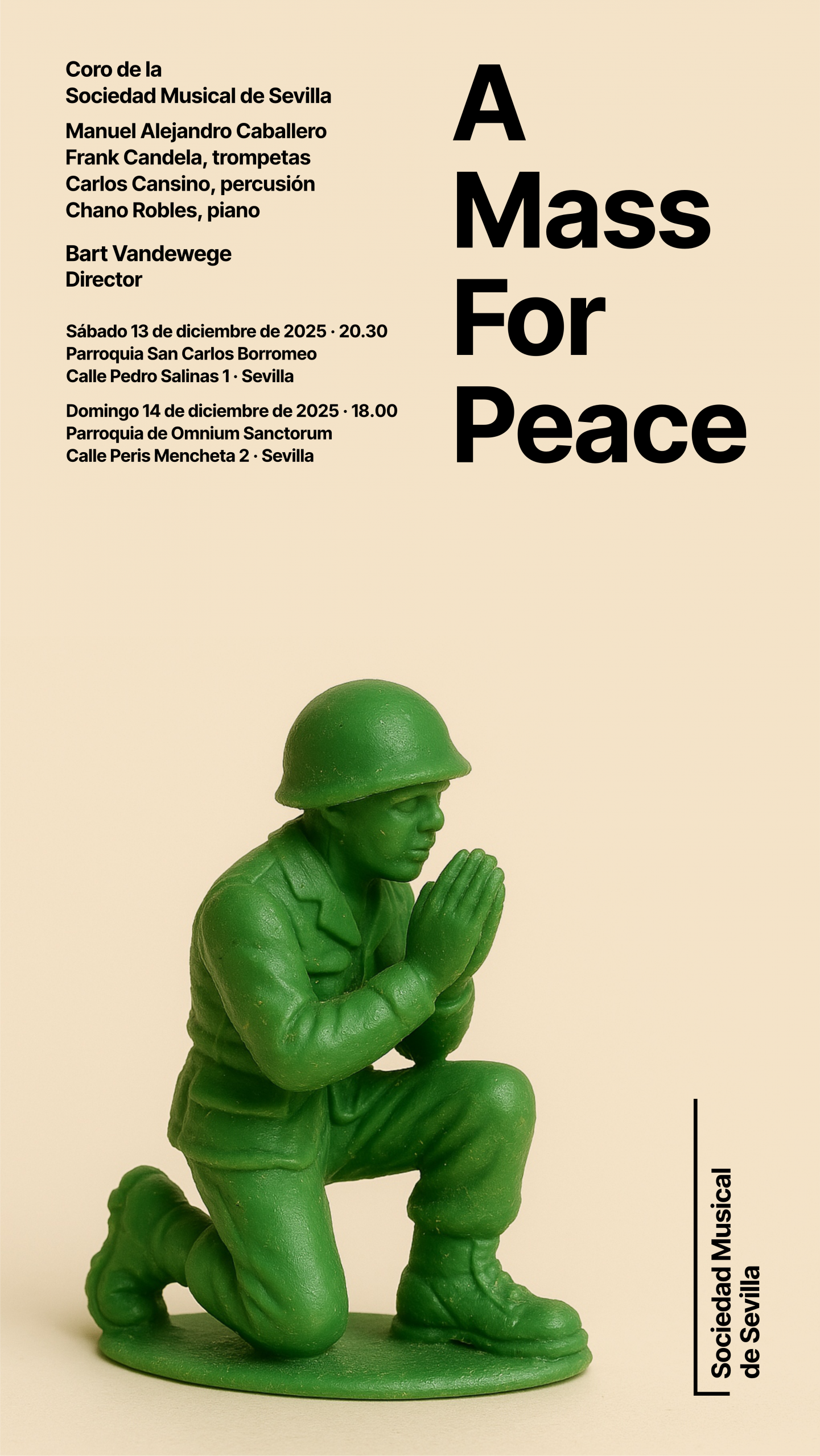 A MASS FOR PEACE · PROGRAMA DE MANO